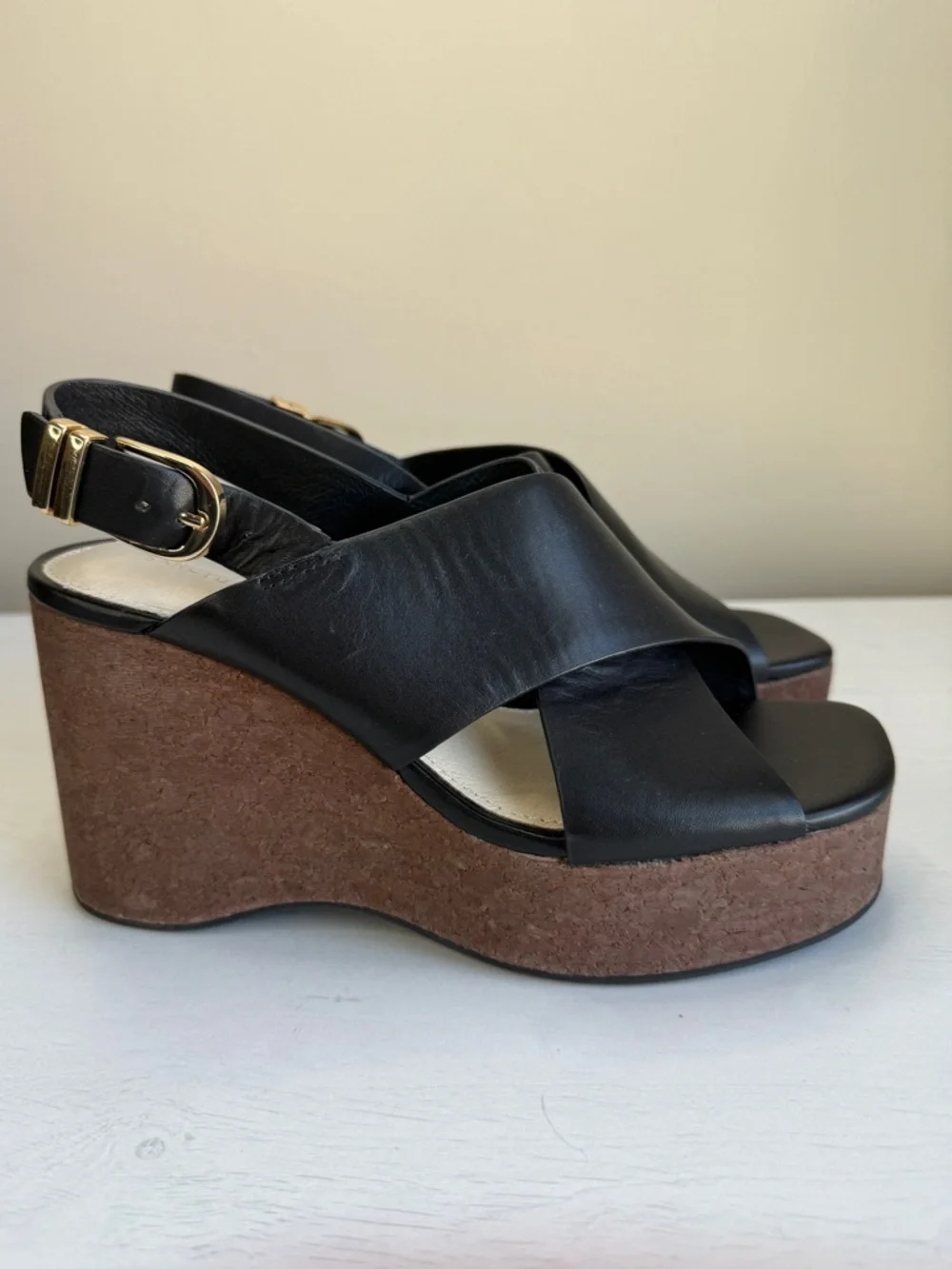 Sanctuary Nouveau Platform Wedge Sandal sz 6